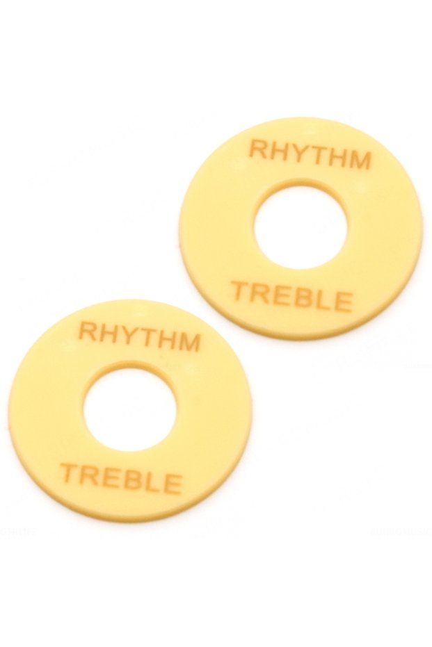 2Pcs Yellow-Golden 1/2/5Pcs Guitar Toggle Switch Washer Ring Rhythm Treble Plate for LP Style Electr