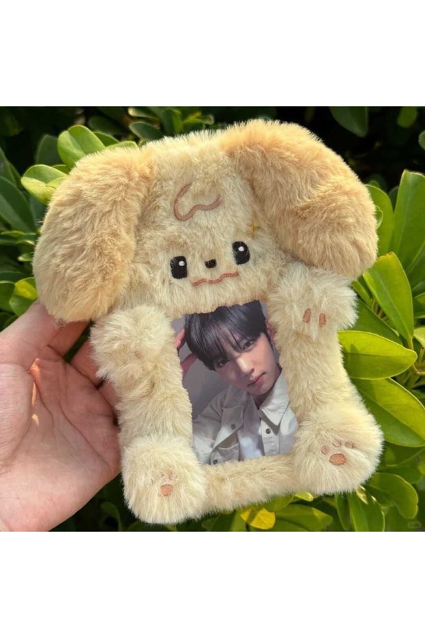04 Cute Multifunctional Photocard Case Big Eared Rabbit/Border Collie Card Case Rabbit/Dog/Cat Photo