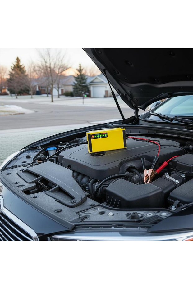 12V Universal Smart Car Battery Charger Energy Saving High Compatibility for Motorcycle Truck Boat F