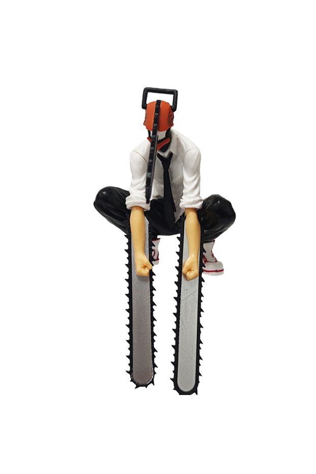 C no box 14cm Chainsaw Man Anime Figure Power/Denji Action Figure PVC Chainsaw Man Noodle Sto