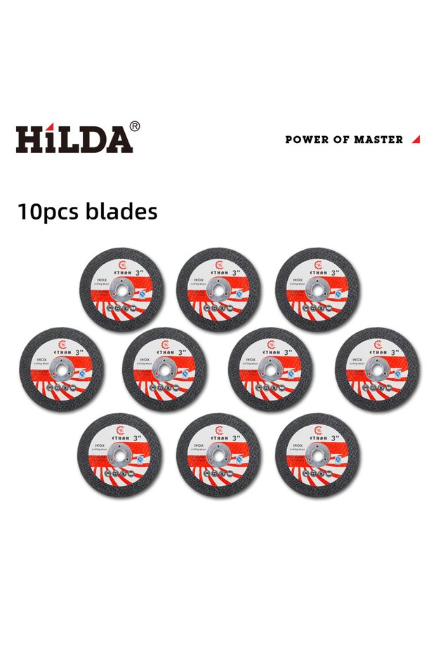 10pcs blades 12v Mini Angle Grinder Car Repair Brush Motor Rechargeable For Cutting Diam