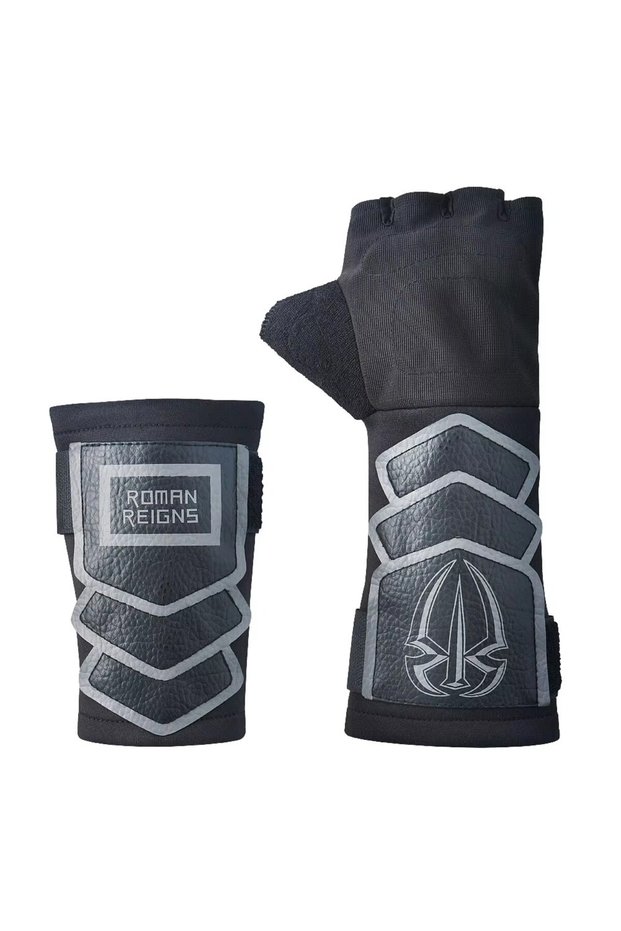 One size dark gray Roman Reigns AJ Styles Gloves Red Blue Phenomena Total Nonstop Action Wrestling M