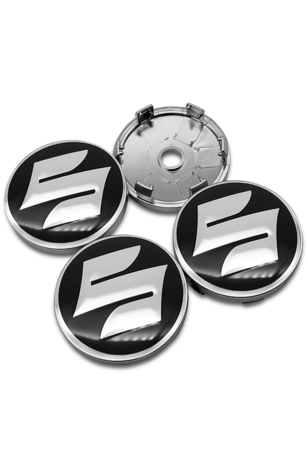 4Pcs 60mm Silver 4Pcs 56mm+60mm 54mm Car Wheel Center Hub Caps S Logo Badge Rim Cover Emblem