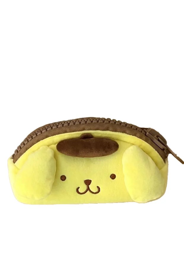 Pom Pom Purin Cartoon Pomompurin Plush Makeup Bag Large Capacity Cartoon Cosmetics Storage Ba