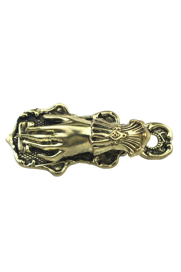 H031bronze Lady's Hand Metal Account Clip French Retro Fixed Clip Bookmark Note Hand Shape Creative