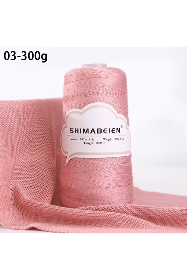 03 300g, Large Spool of Silk Lace Yarn, High-Quality Comfortable Lace Yarn for Knitting and Crocheti