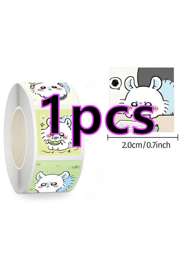 1pcs Stickers for Wrapping Scrolls Stickers Featuring Cute Cartoon Patterns DIY Journal Decor
