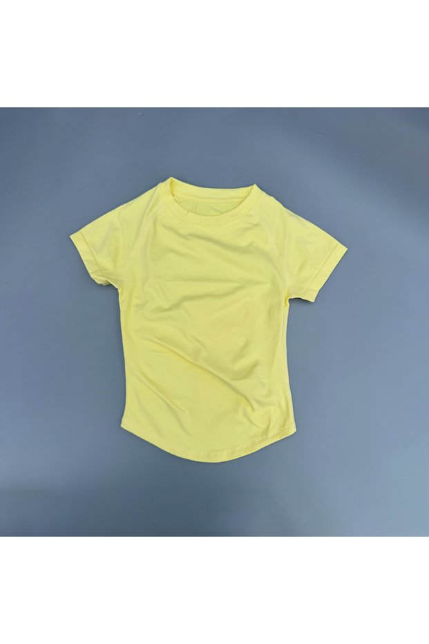 S 14 Butter SWEAT UNDFYNE Sport Short Sleeve Top Women Running Sports T Shirt Summer Round Neck Brea