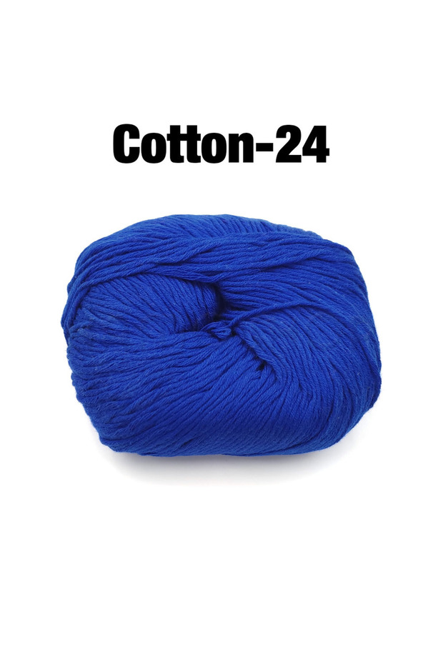 Color-24 1pc or 4pc 100% Pure Cotton Yarn 50g/Roll Soft Warm Crochet Knitting Thread for DIY Hats Gl