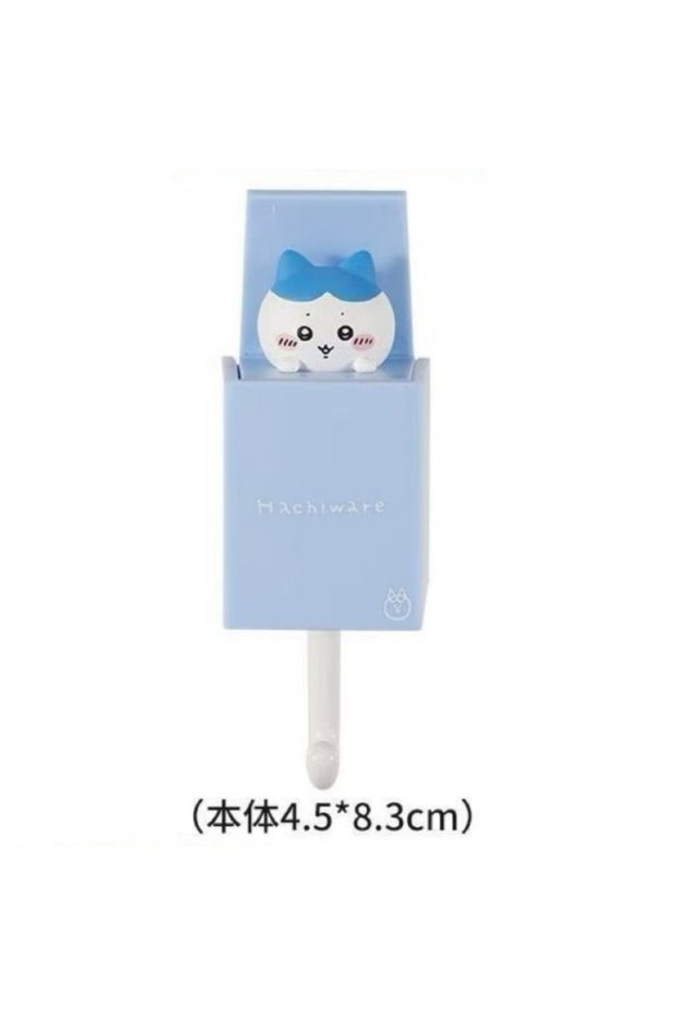 L01 Cute Chiikawa Telescopic Hook Punch Free Strong Load Bearing Keychain Hanger for Umbrella School