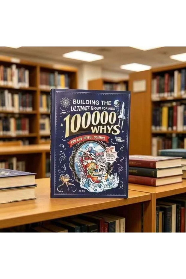 100000 Whys - 1Book Kids English Comic Book 4Pcs Set, Science Educational Storybook,100000 Whys,Murp