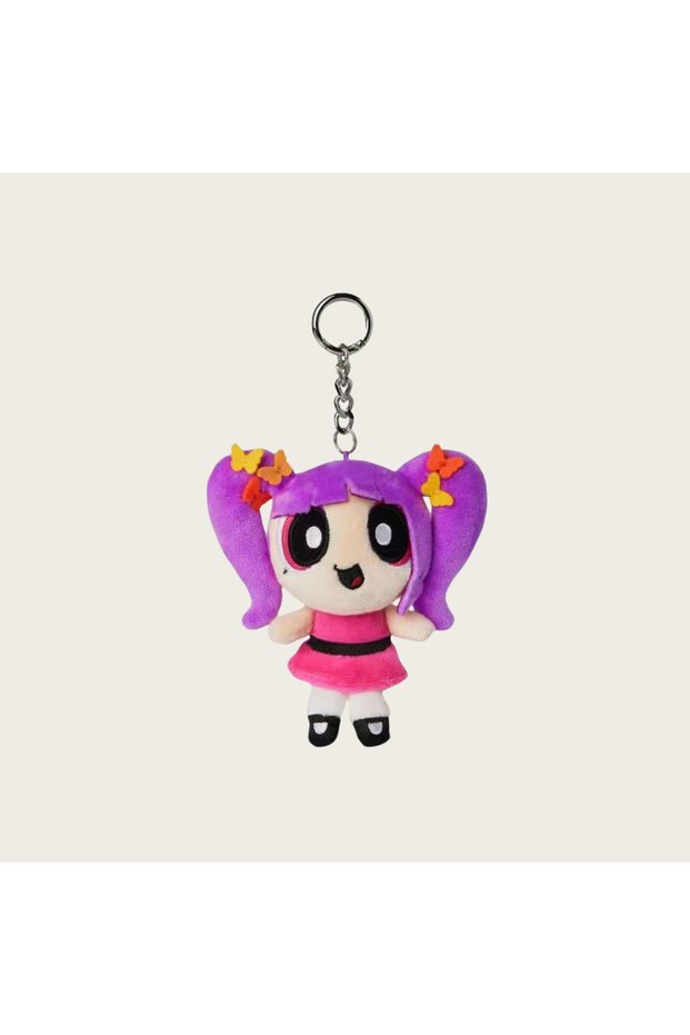 3 *Cartoon Anime The Powerpuff and Girls Series Plush Toy Keychain Kawaii Character Cute Stuffed Toy