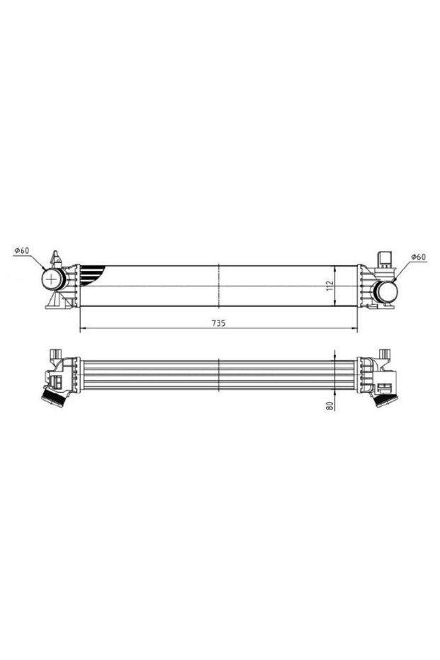 Intercooler, compresor 13054482