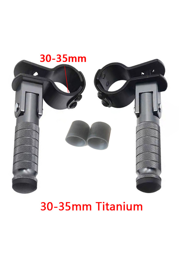 Big Titanium 22-27/30-35mm Clamp CNC Aluminum Motorcycle Part Universal Pedals Folded Footrest Foo