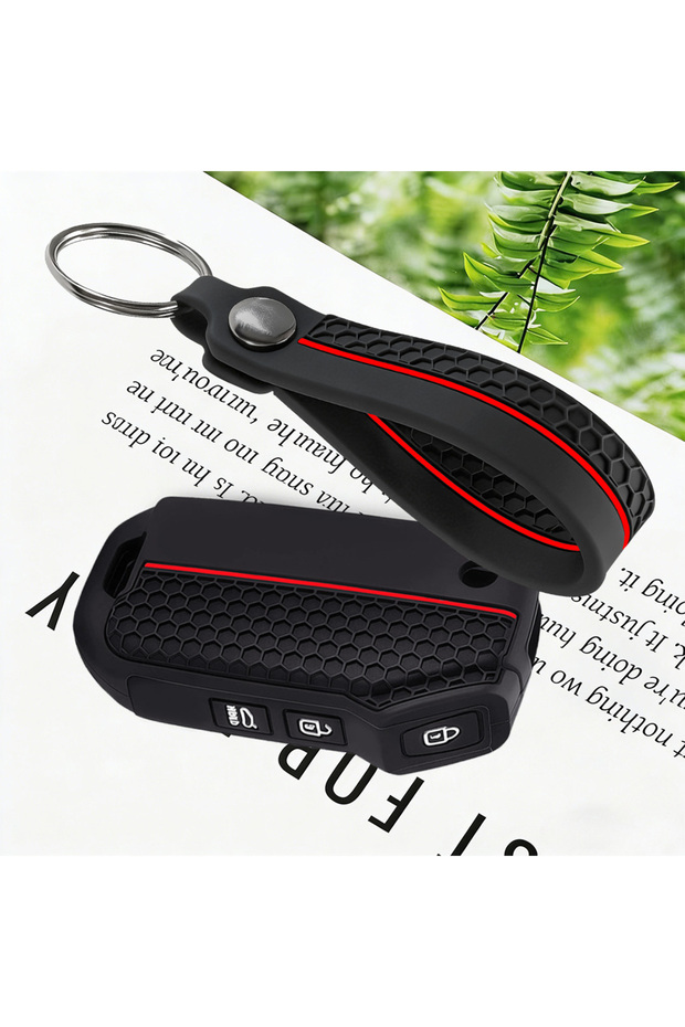 black Fashion Silicone Car Flip Key Case Cover Shell For Kia Sportage Ceed Xceed Sports K5 Seltos 20
