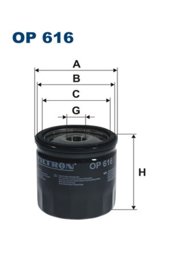 Oil filter OP 616