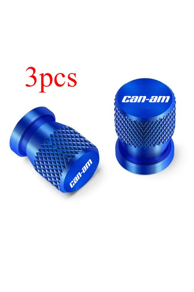 Canam-2 Motorcycle Tire Valve Air Port Stem Cover Cap Plug CNC For Can Am Outlander 1000 Ryker 900 R