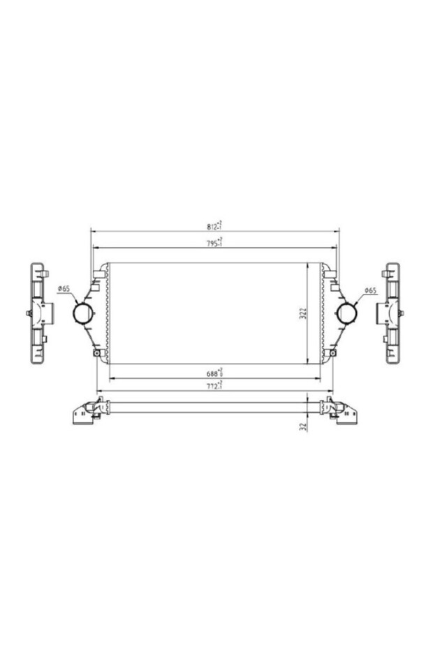 Intercooler, compresor 13054558