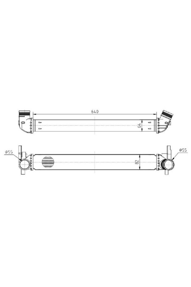 Intercooler, compresor 13054411
