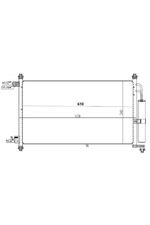 Condensator, climatizare 13054770