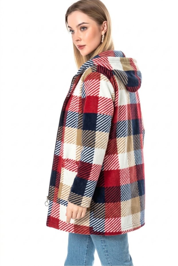 Women's Zippered Fleece Cardigan Coat