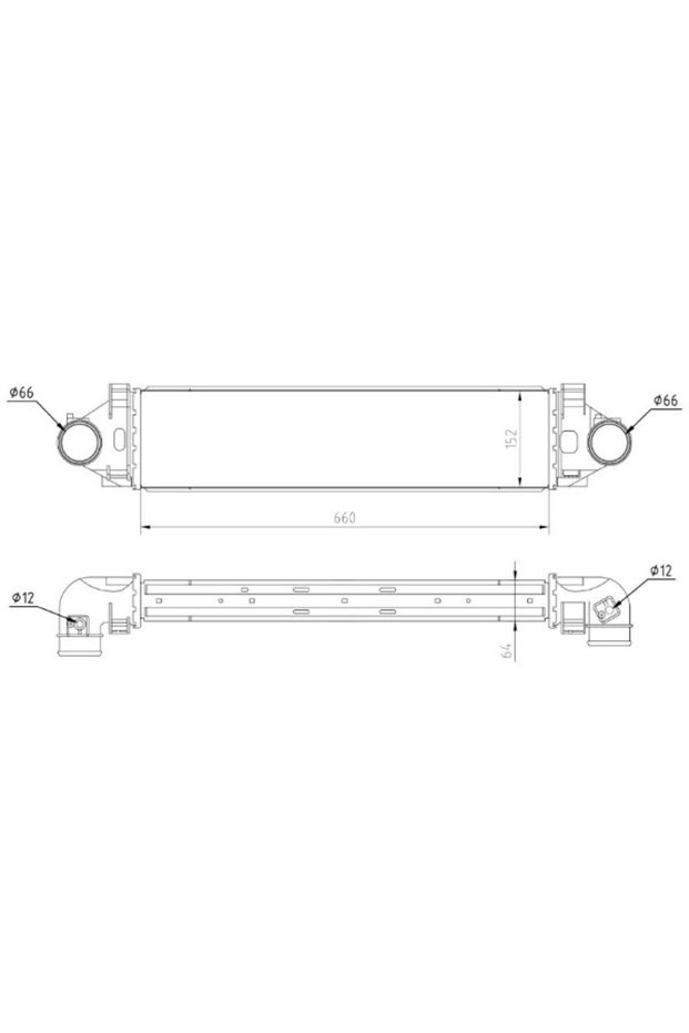 Intercooler, compresor 13054896