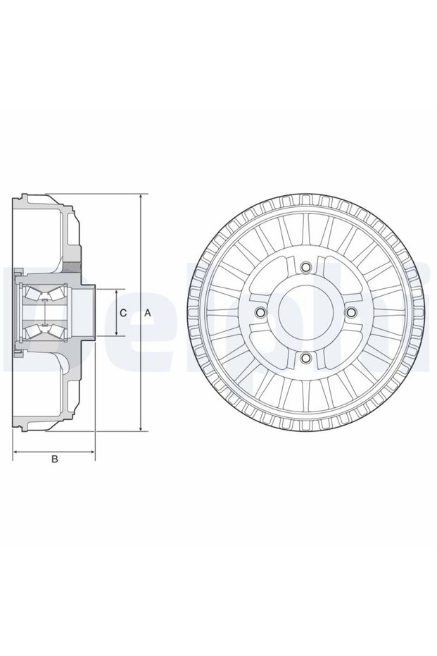 Спирачен барабан BFR621