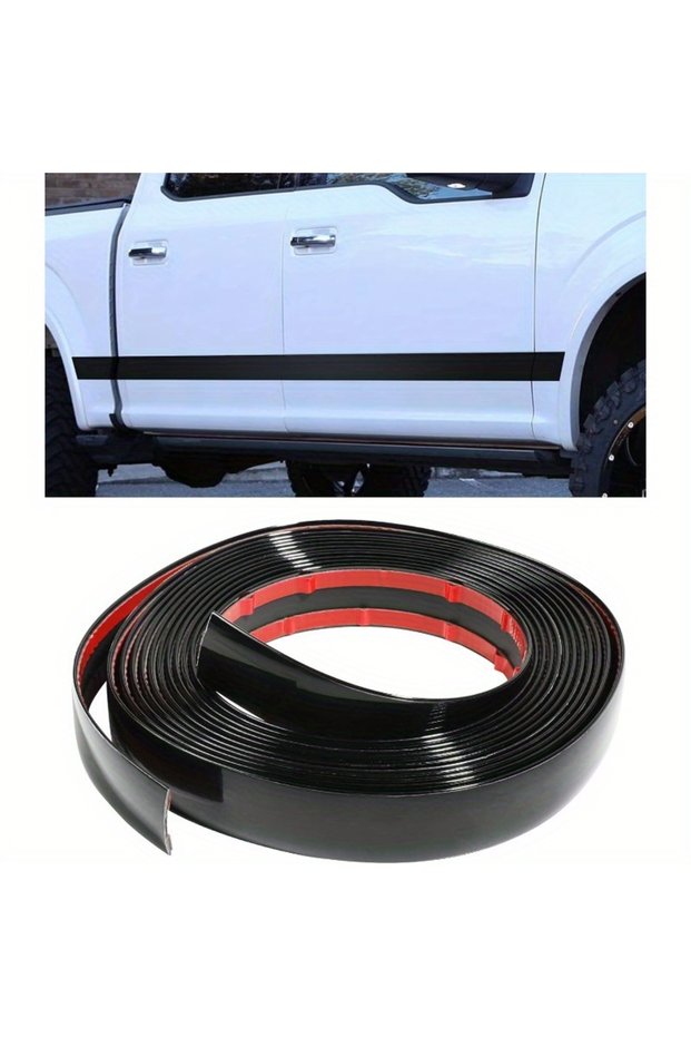 50mm x 3m-1 Roll YITAPE Self Adhesive Car Chrome Trim Strip PVC Exterior Side Edge Protector Sticker