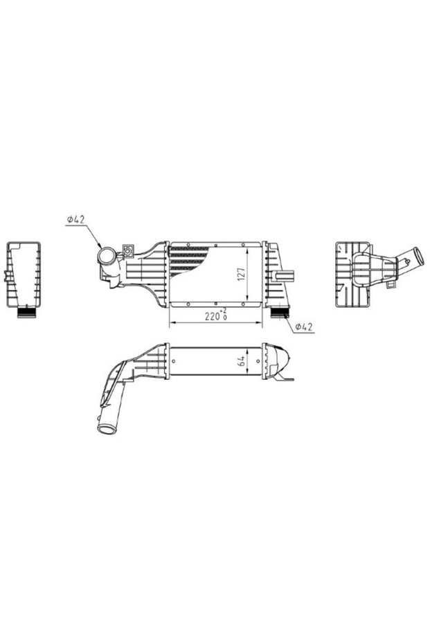 Intercooler, compresor 13054712