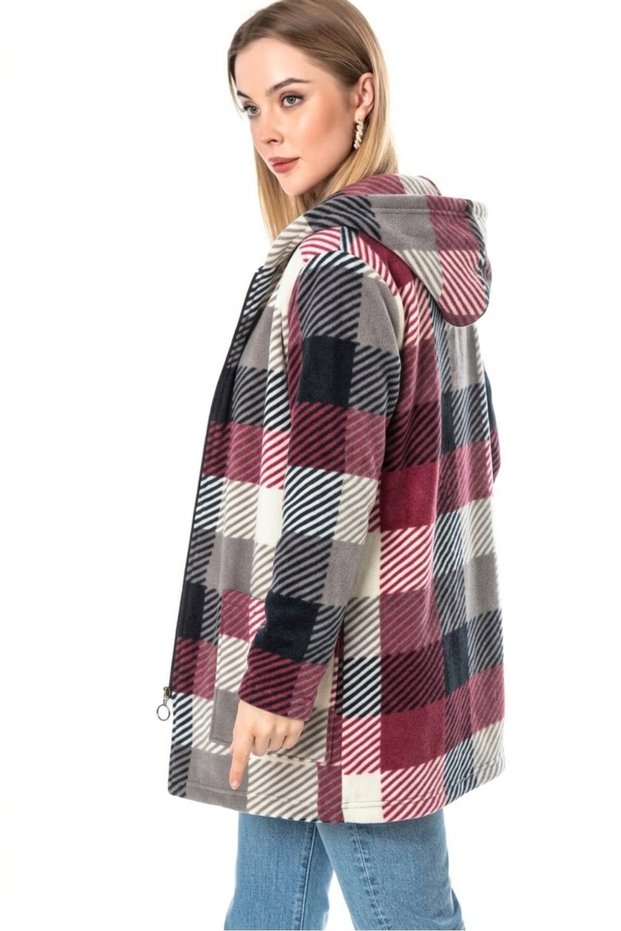 Women's Zippered Fleece Cardigan Coat