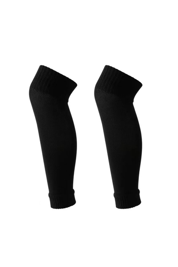 Free black 1Pair Compression Football Socks Cover, Compression Leg Warmers, Sweat Absorption Calf So
