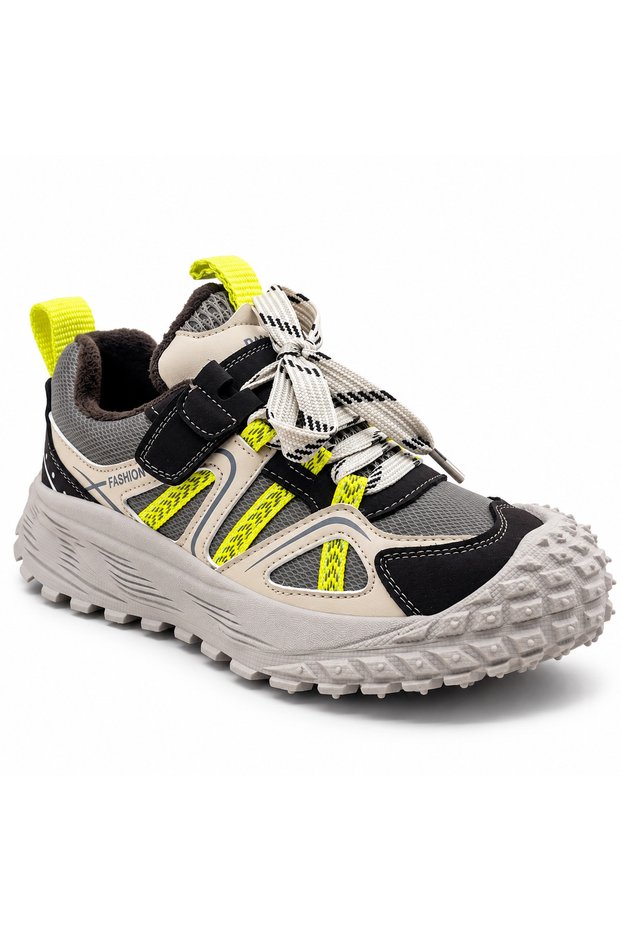 Unisex Comfortable Sole Velcro Lace-Up Casual Sneakers