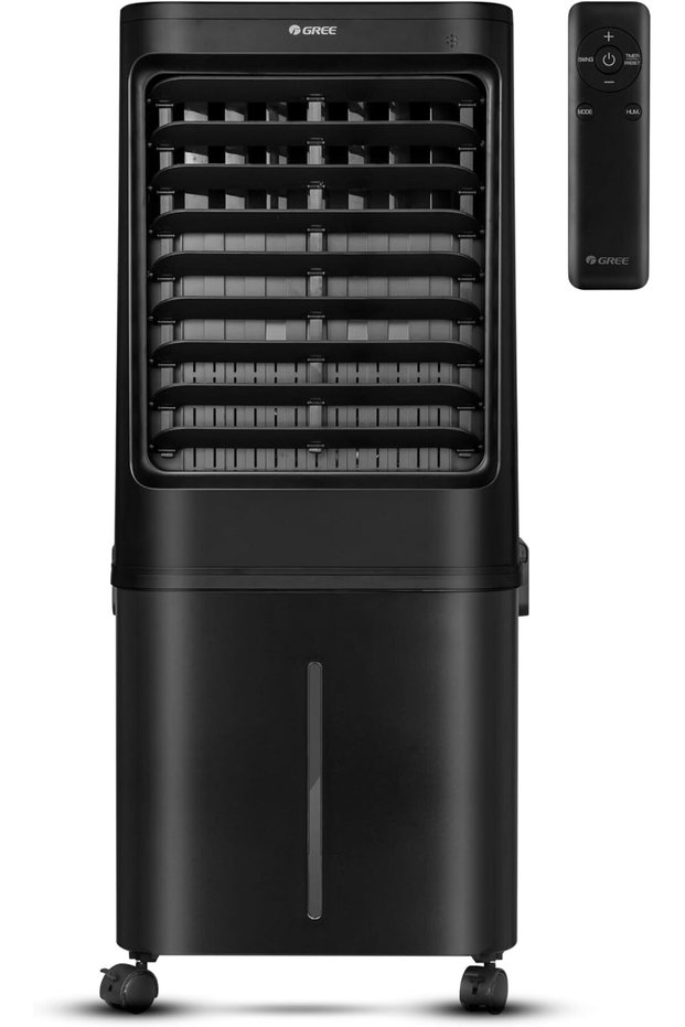 Air Cooler with Remote and 4-Speed Control, 60L Water Tank Capacity, Outdoor & Indoor, Powerful Air Flow Auto Swing, easily moveable, Low Noise Operation, GC-6001DGL-1 Year
