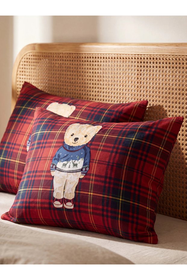 Lcw Home Mixed 2-Piece Bear Teddy Print Pillowcase 50X70 cm