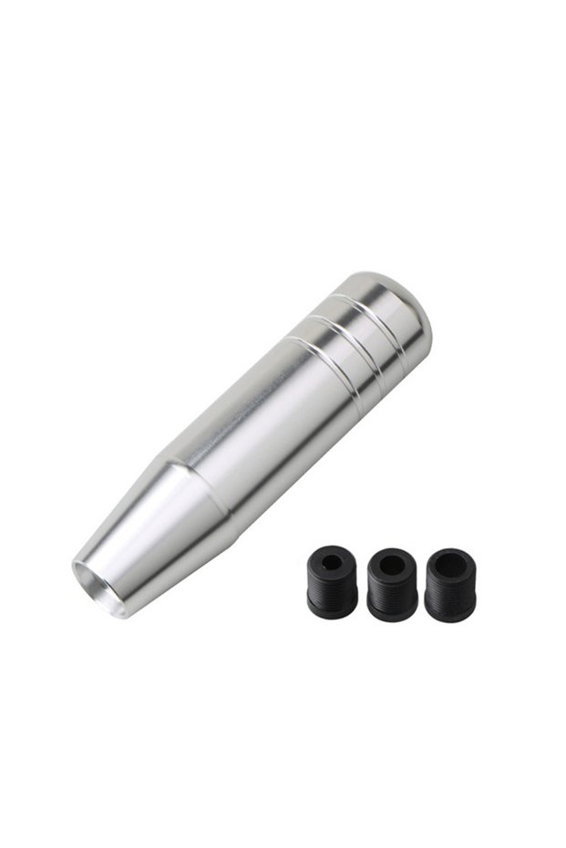 13cm Silver 13CM Length Car Individuality Modification Gears Lever Aluminum Gear Shift Knob Racing C