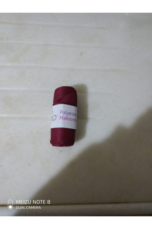 Polyester Makrume Yarn 1 Piece of Burgundy Yarn Collar: 3999