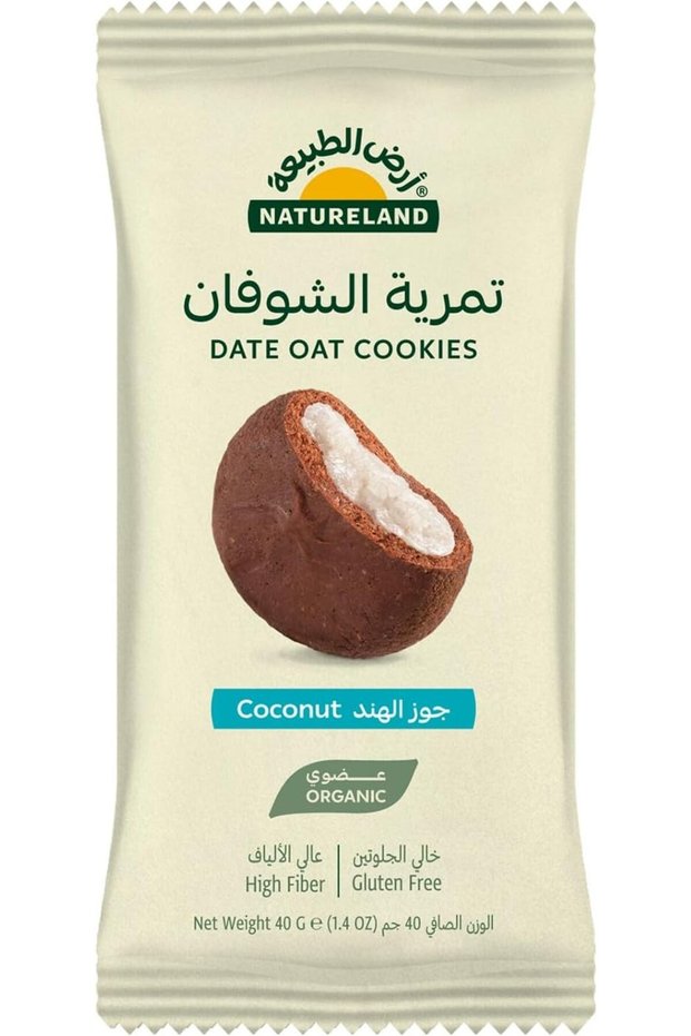بسكويت جوز الهند والتمر والشوفان 40 جرام