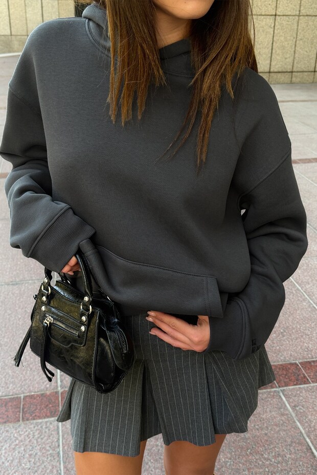 FW Cool Puff Smoked Relaxed-Fit Hoodie