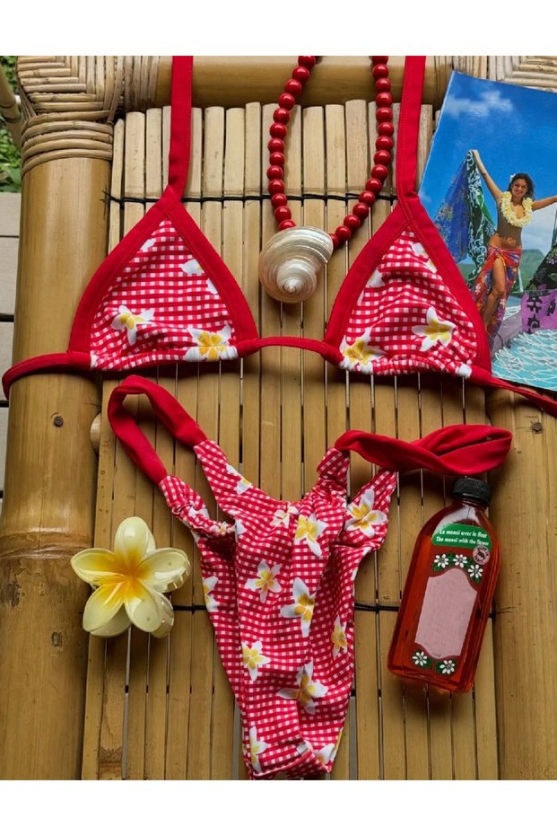 Swimsuit, Red