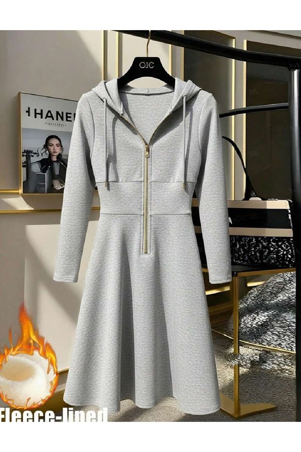 Medium dress, Gray