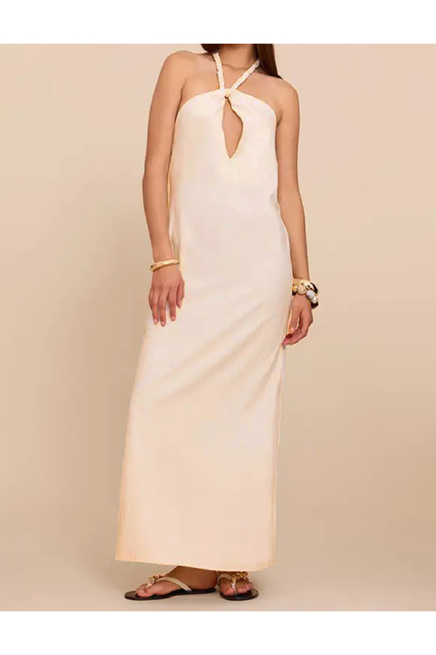 Rochie lunga, Crem