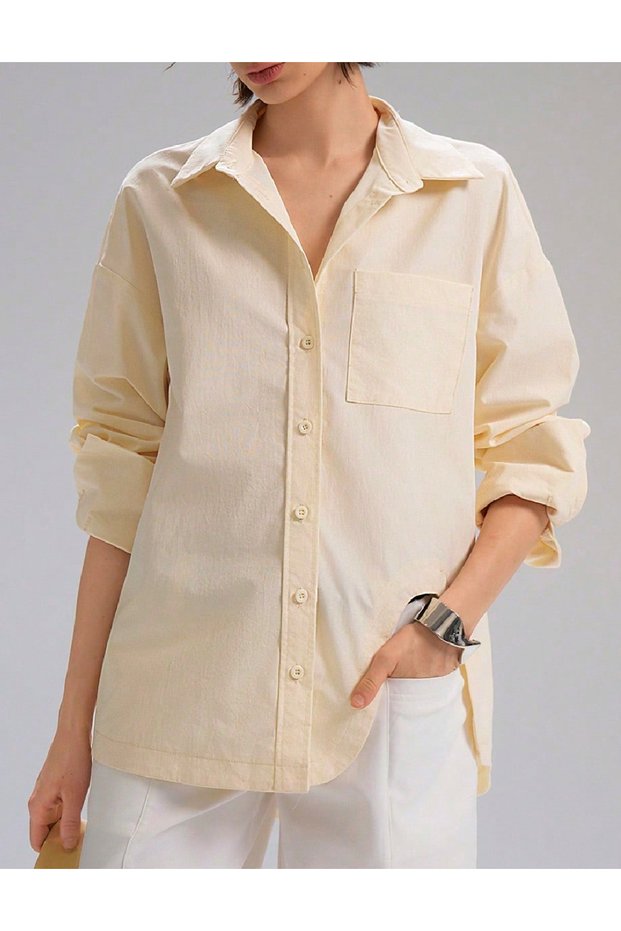 Camasa Oversize, crem