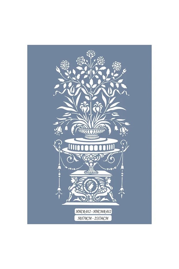 Hhcr12 Home Heritage Floral Decorative Stencil 50X70Cm