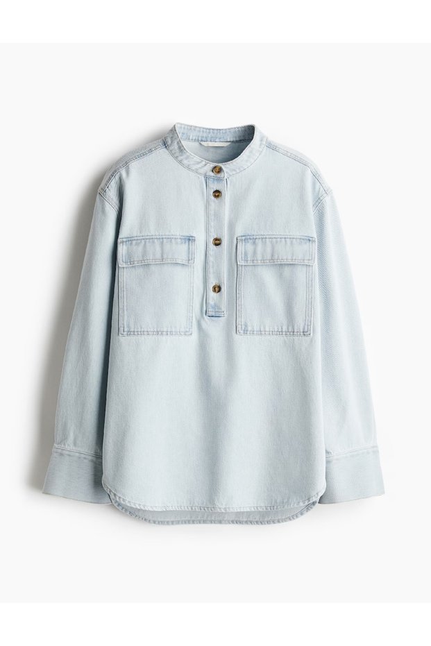 Jacheta Oversize, Bleu