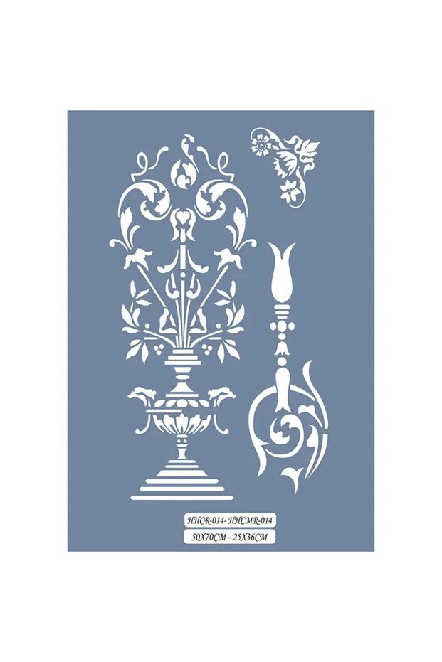 Hhcr14 Home Heritage Decorative Plant Stencil 50X70Cm