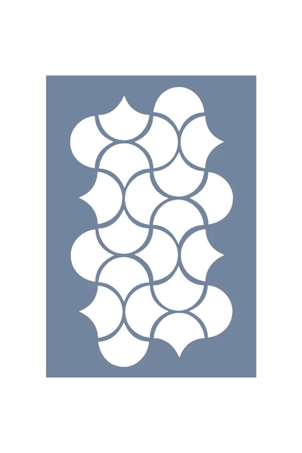 HHMR03 قالب نقش هندسي بتصميم "هوم هيريتيج" مقاس 50x70 سم