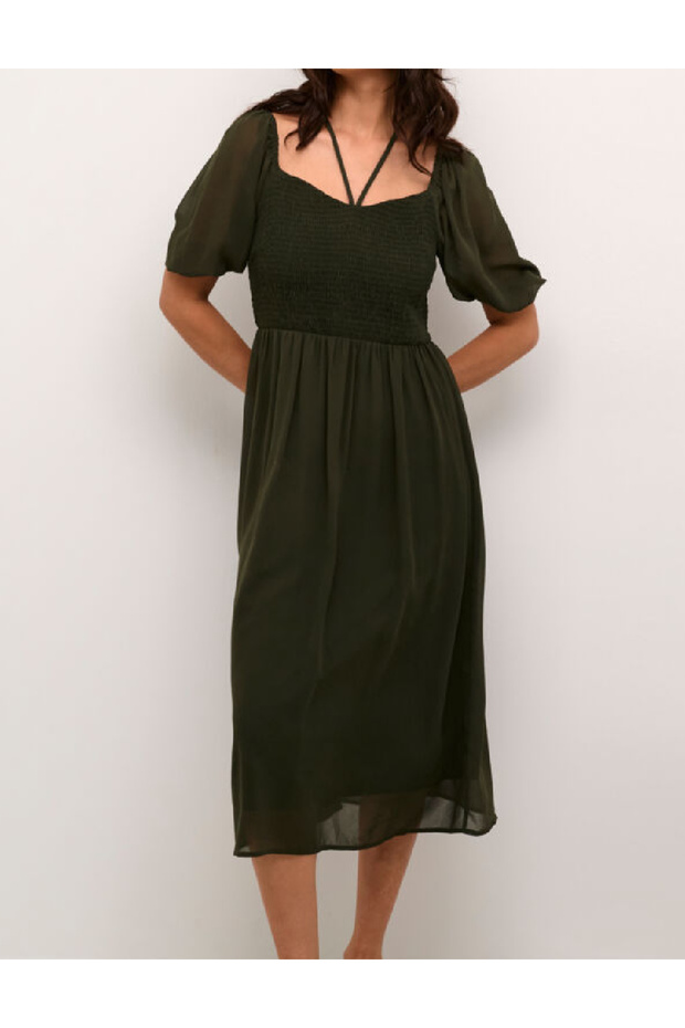 Rochie medie, Verde