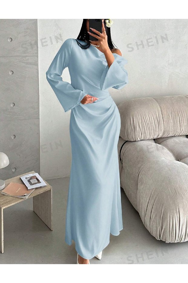 Rochie lunga, Bleu