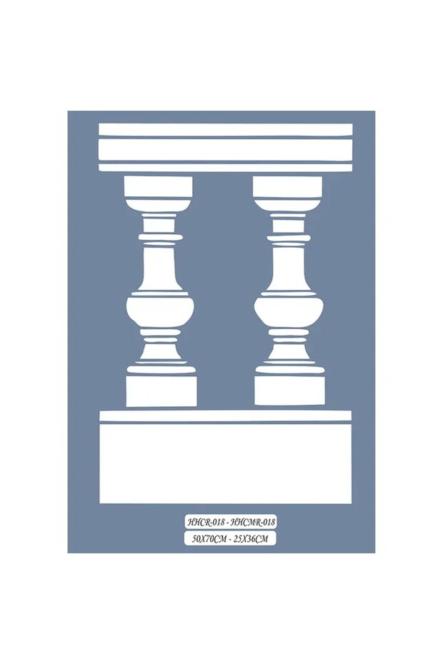 Hhcmr18 Home Heritage Column Stencil 25X35Cm