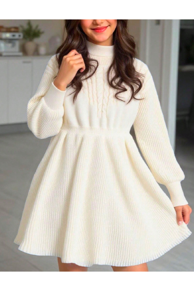 Rochie, Crem